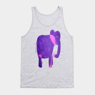 Purple Elephant Tank Top